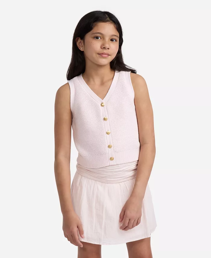 Жилет-свитер для девочек abercrombie kids, розовый
Жилет-свитер для девочек abercrombie kids, розовый