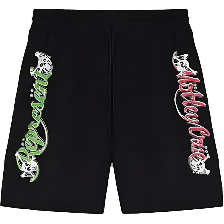 REPRESENT Повседневные шорты мужские черные
REPRESENT Повседневные шорты мужские черные
