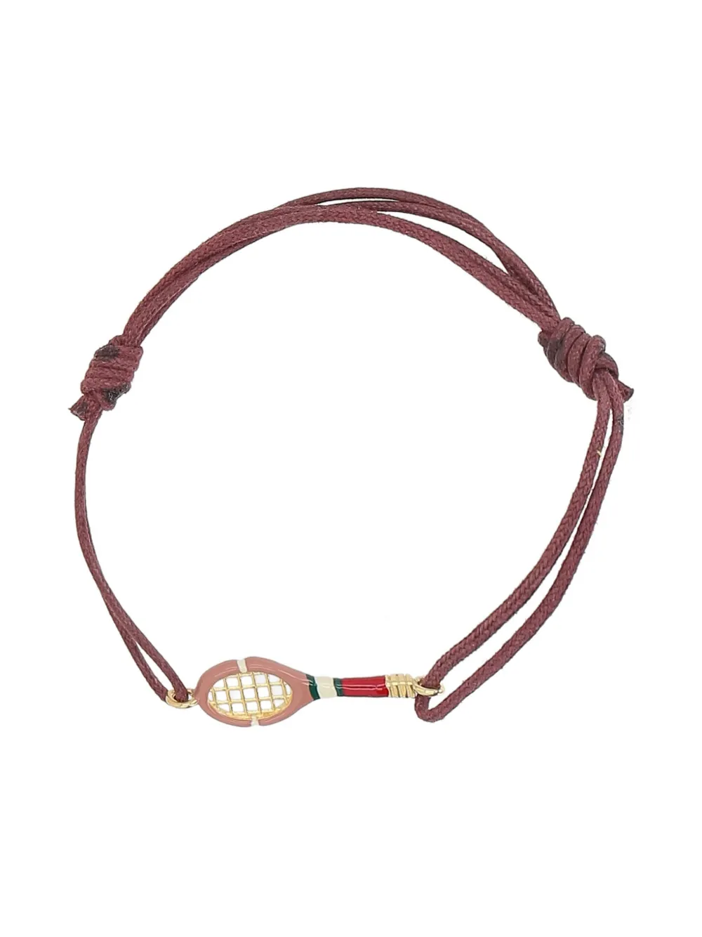 Браслет в виде теннисной ракетки из желтого золота 9 карат Aliita, розовый
Браслет в виде теннисной ракетки из желтого золота 9 карат Aliita, розовый