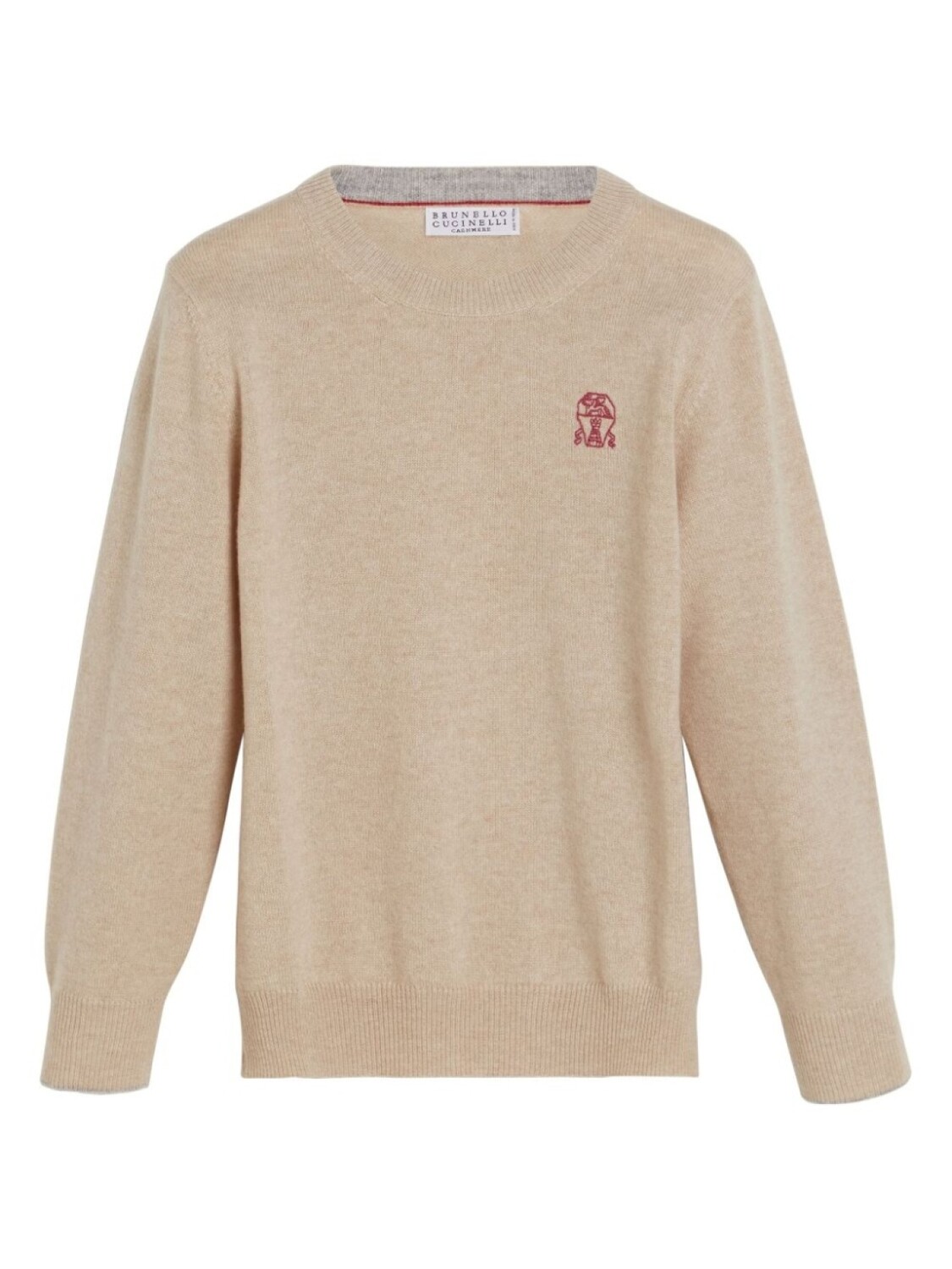 Brunello Cucinelli Kids кашемировый джемпер с вышитым логотипом, нейтральный цвет
Brunello Cucinelli Kids кашемировый джемпер с вышитым логотипом, нейтральный цвет