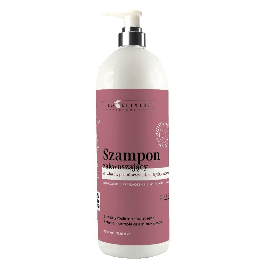 BIOELIXIRE Подкисляющий шампунь для окрашенных волос - 1000 мл
BIOELIXIRE Подкисляющий шампунь для окрашенных волос - 1000 мл