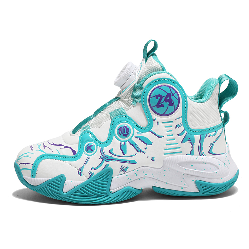 Нескользящие, износостойкие, водонепроницаемые и дышащие баскетбольные кроссовки для детей ZHULE, аква
Нескользящие, износостойкие, водонепроницаемые и дышащие баскетбольные кроссовки для детей ZHULE, аква