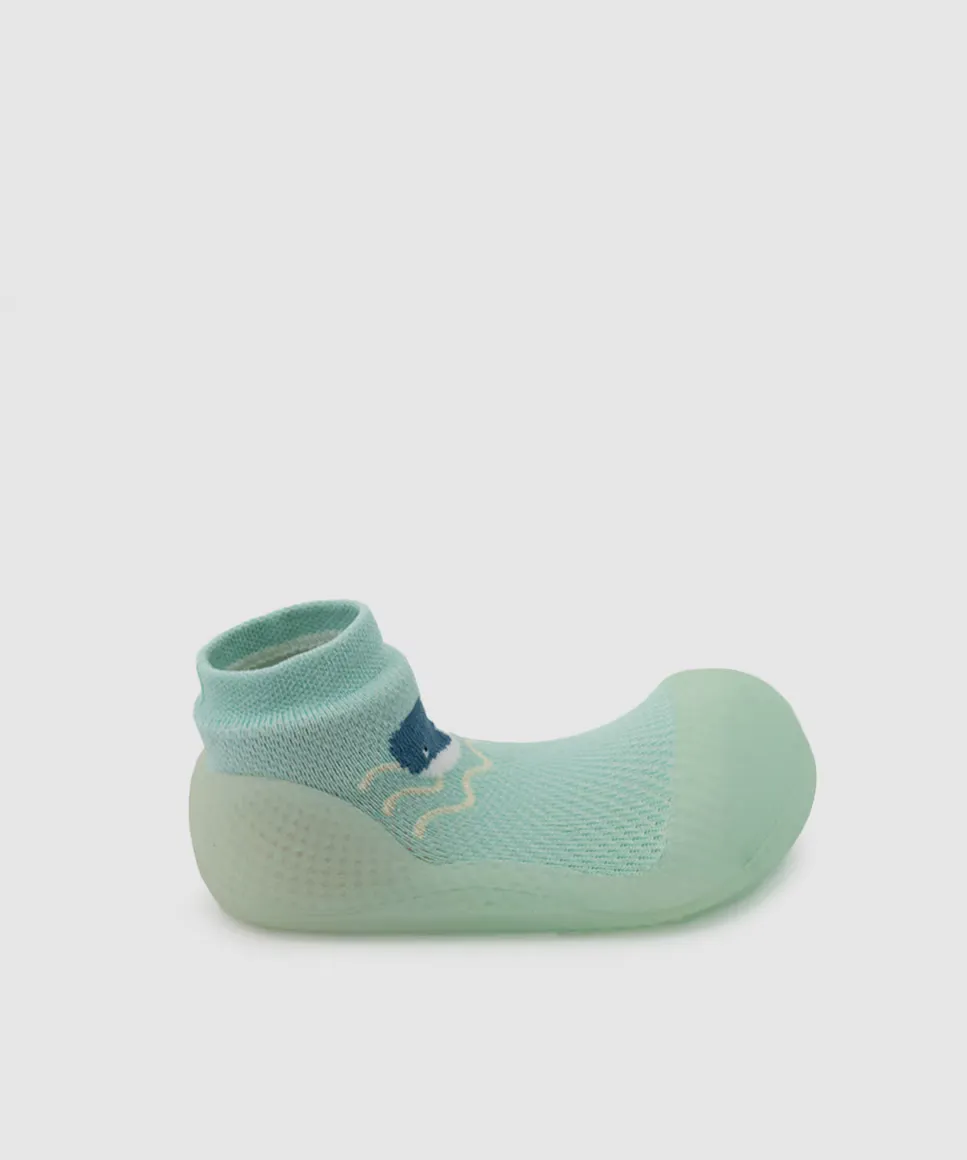 Синие нейлоновые детские пинетки с рисунком кита Attipas, светло-голубой
Синие нейлоновые детские пинетки с рисунком кита Attipas, светло-голубой