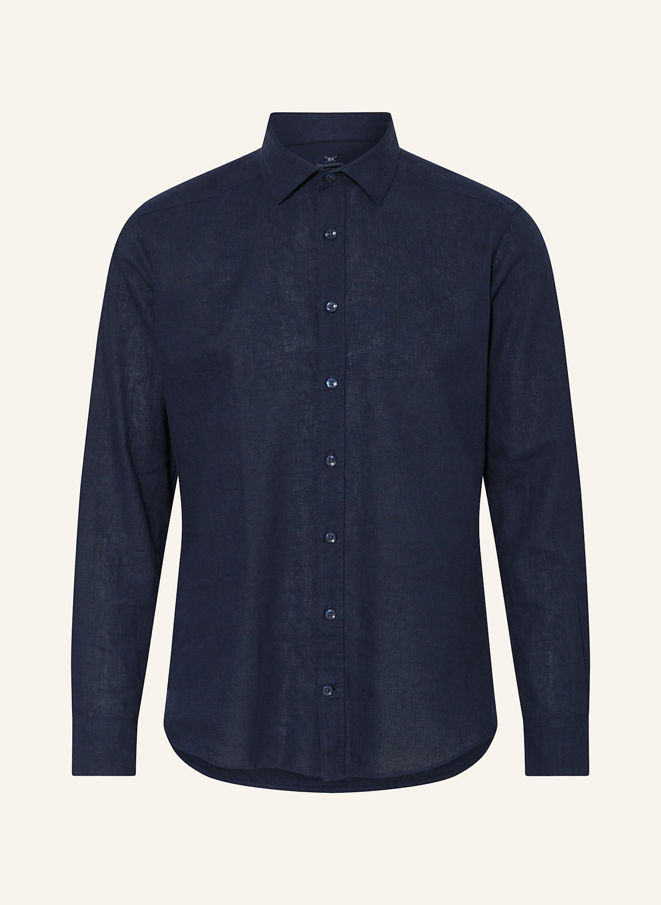Рубашка современного кроя с льном Strokesman'S, синий
Рубашка современного кроя с льном Strokesman'S, синий
