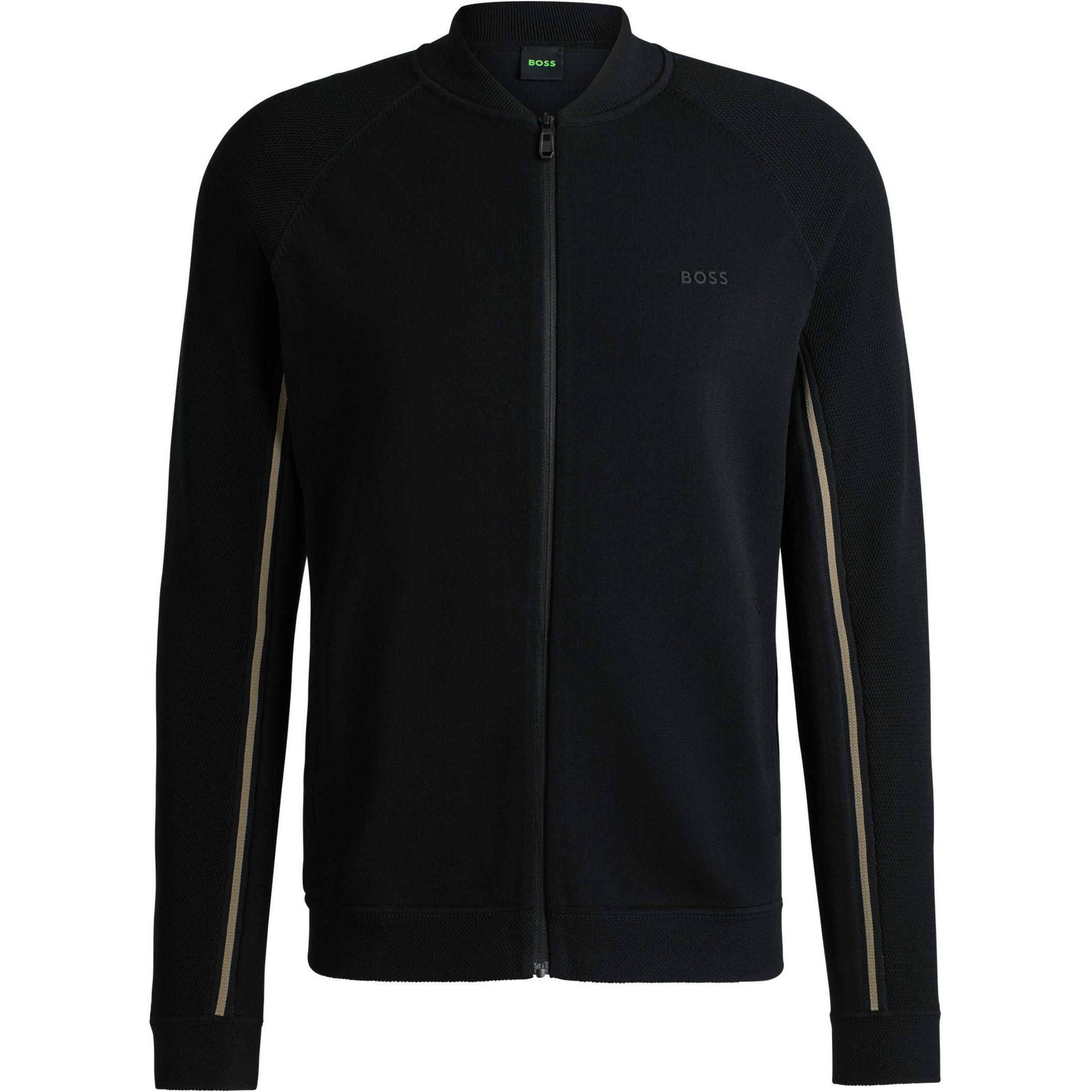 HUGO BOSS Вязаный свитер SS24 мужской черный
HUGO BOSS Вязаный свитер SS24 мужской черный