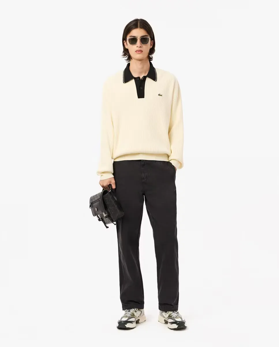 Мужские плотничные брюки из парусины Lacoste, черный
Мужские плотничные брюки из парусины Lacoste, черный