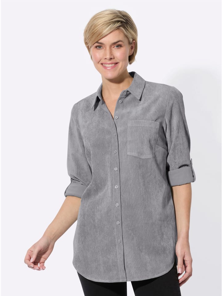 Длинная блузка каменно-серого цвета WITT WEIDEN
Длинная блузка каменно-серого цвета WITT WEIDEN