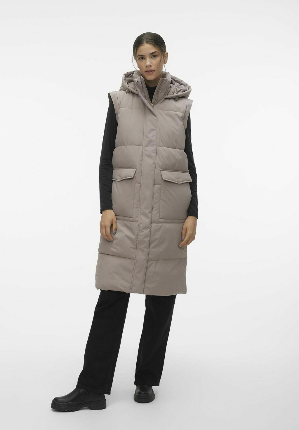 Зимнее пальто MADELYN LONG GA Vero Moda, серый 
Зимнее пальто MADELYN LONG GA Vero Moda, серый