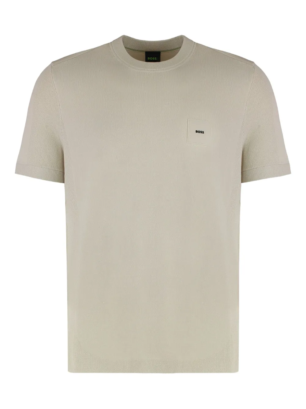 Футболка с круглым вырезом и логотипом Boss, светло-коричневый
Футболка с круглым вырезом и логотипом Boss, светло-коричневый