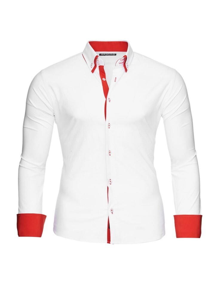 Рубашка RESLAD Hemd Alabama Kontrast, цвет weiß-rot
Рубашка RESLAD Hemd Alabama Kontrast, цвет weiß-rot