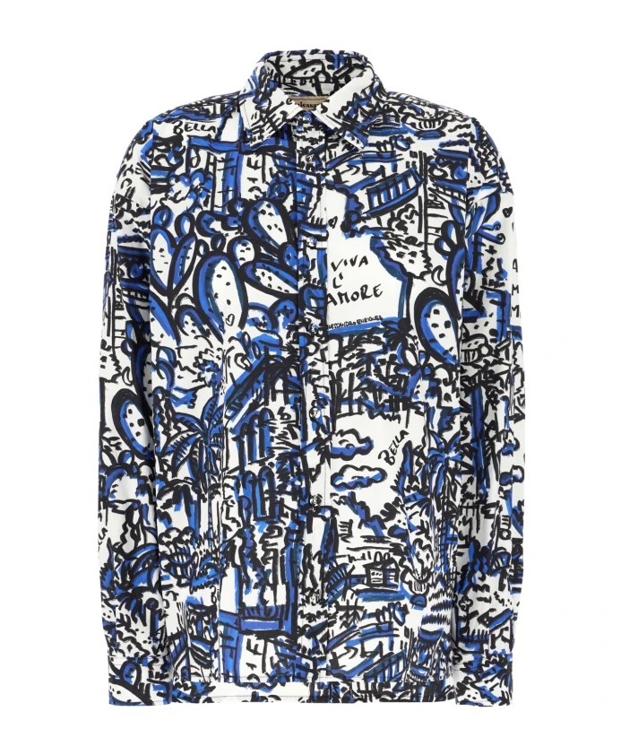 Рубашка с принтом Alessandro Enriquez, мультиколор
Рубашка с принтом Alessandro Enriquez, мультиколор