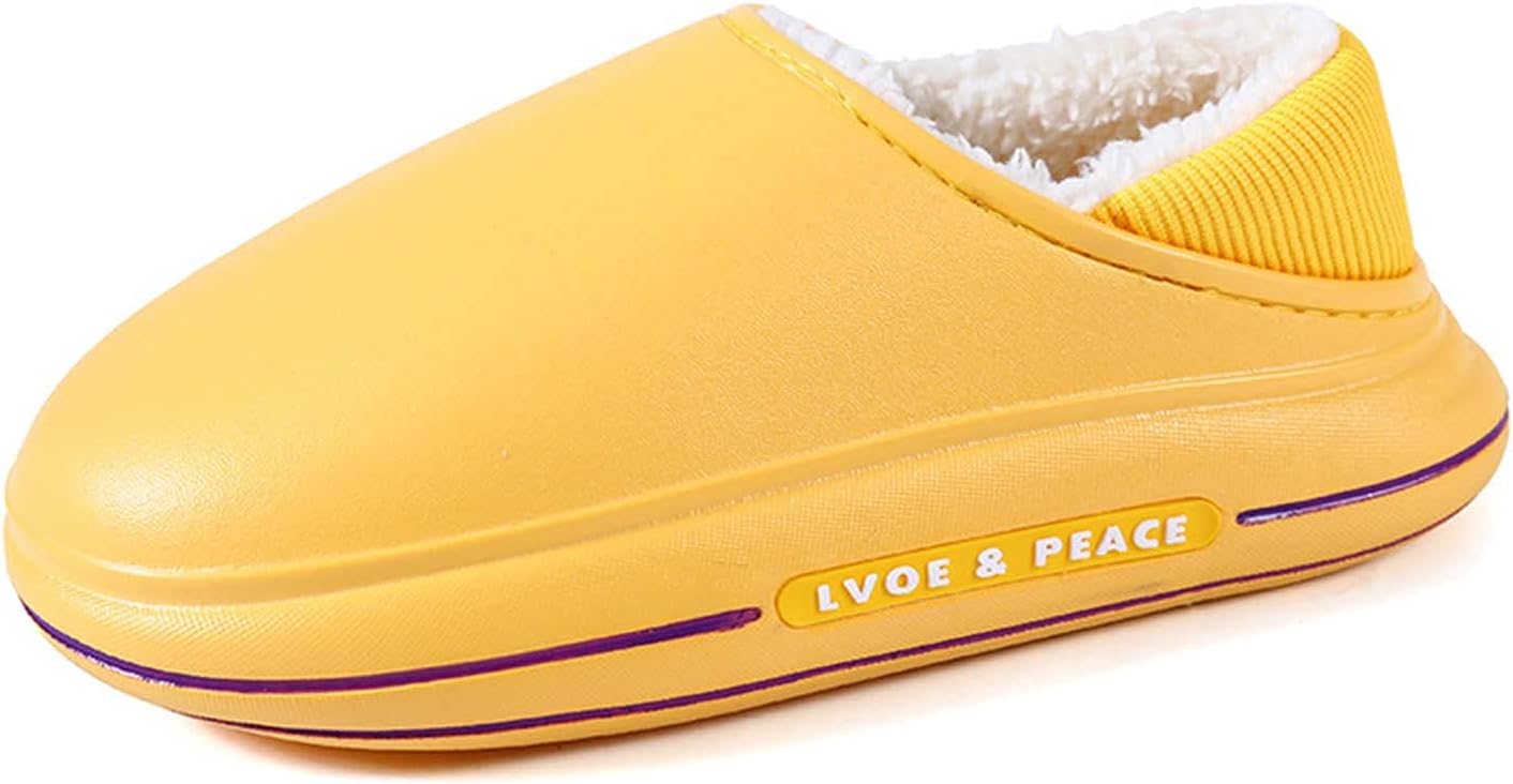 Мужские и женские тапочки ElioGn, нескользящие, водонепроницаемые зимние тапочки для взрослых, удобные шлепанцы Muller, теплые садовые сабо, домашние и тапочки для женщин и мужчин, желтый
Мужские и женские тапочки ElioGn, нескользящие, водонепроницаемые зимние тапочки для взрослых, удобные шлепанцы Muller, теплые садовые сабо, домашние и тапочки для женщин и мужчин, желтый