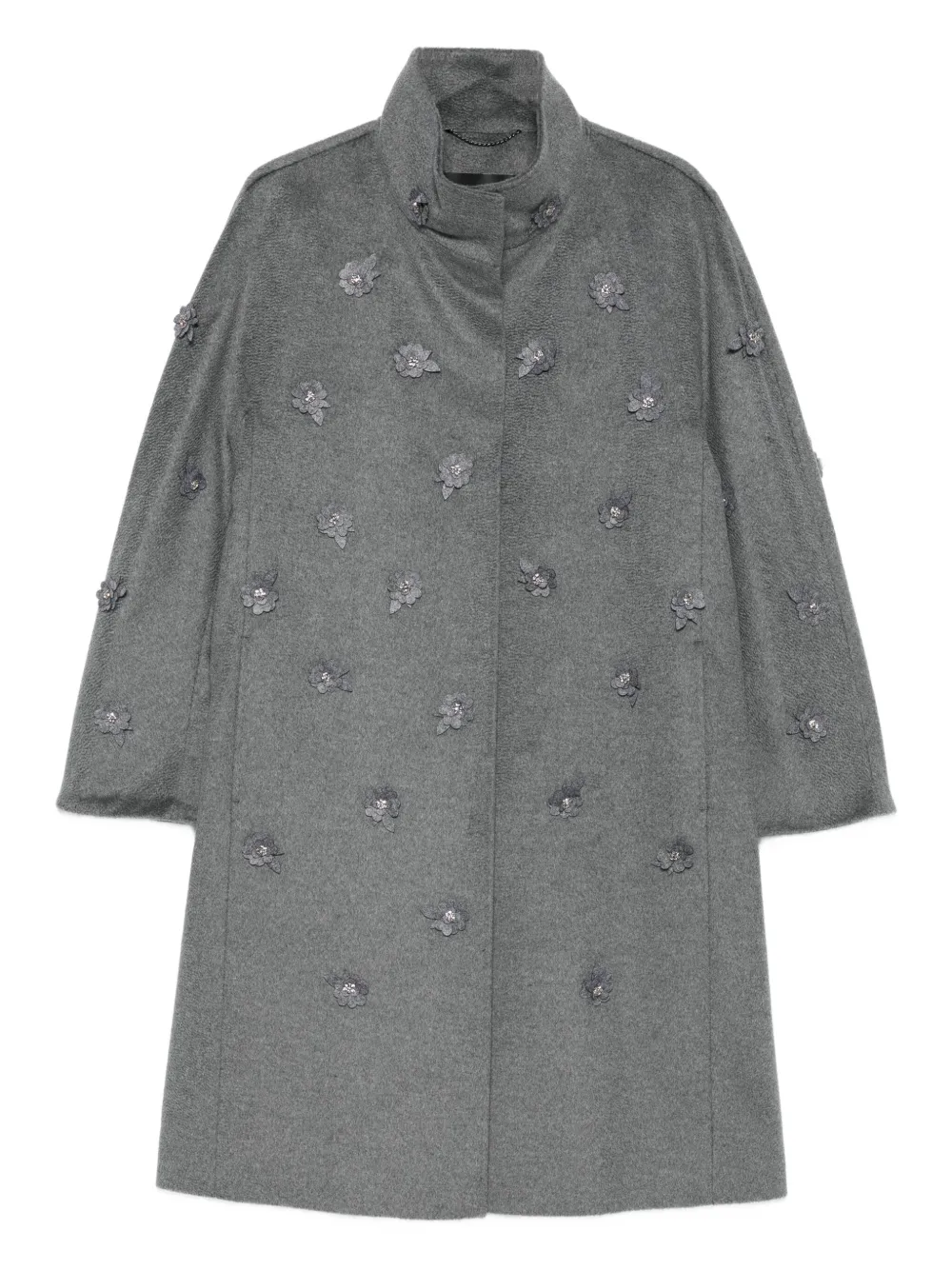 Пальто с цветочной аппликацией Marina Rinaldi, серый
Пальто с цветочной аппликацией Marina Rinaldi, серый