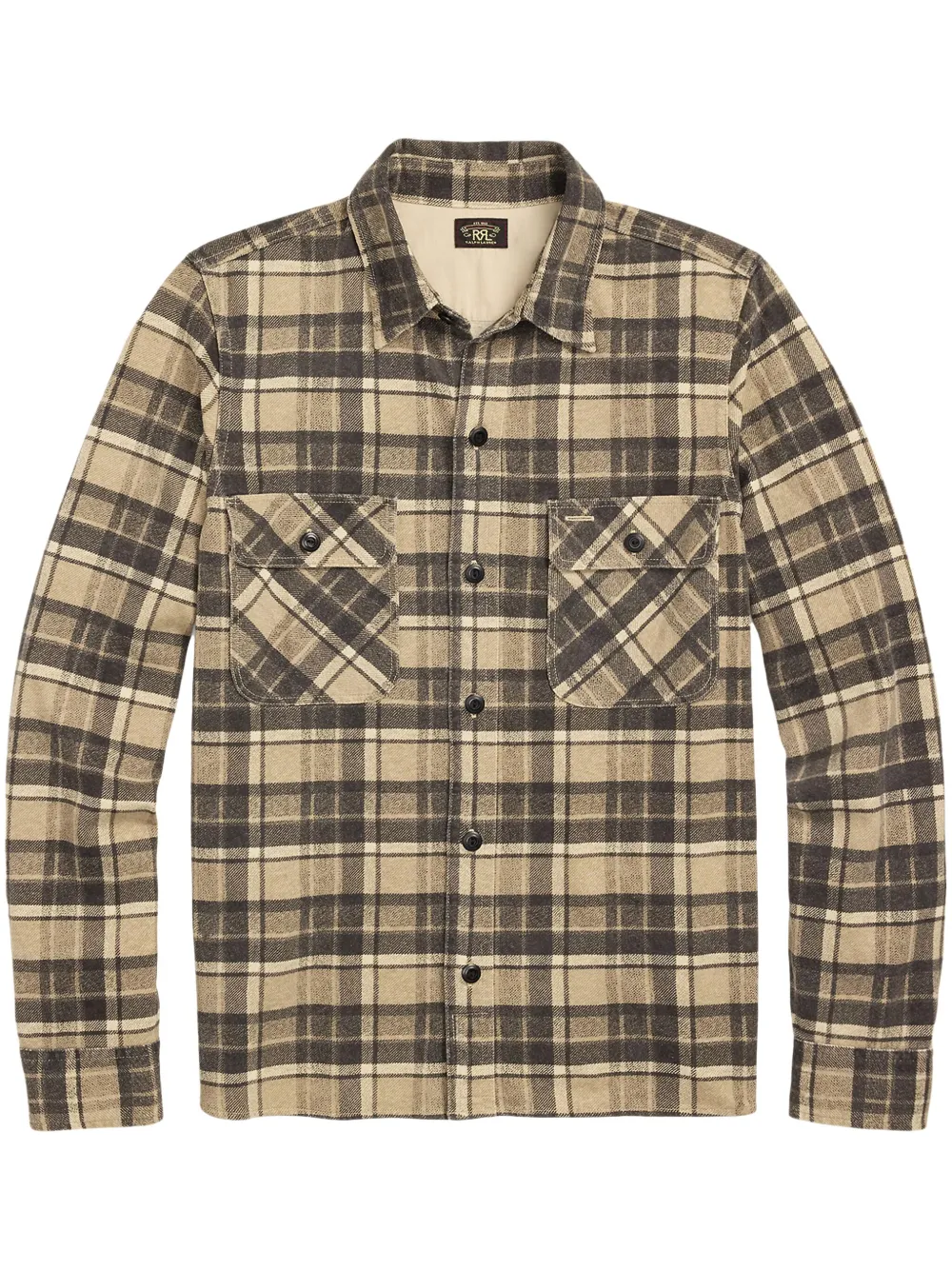 Клетчатая рубашка с длинными рукавами Ralph Lauren RRL, коричневый
Клетчатая рубашка с длинными рукавами Ralph Lauren RRL, коричневый