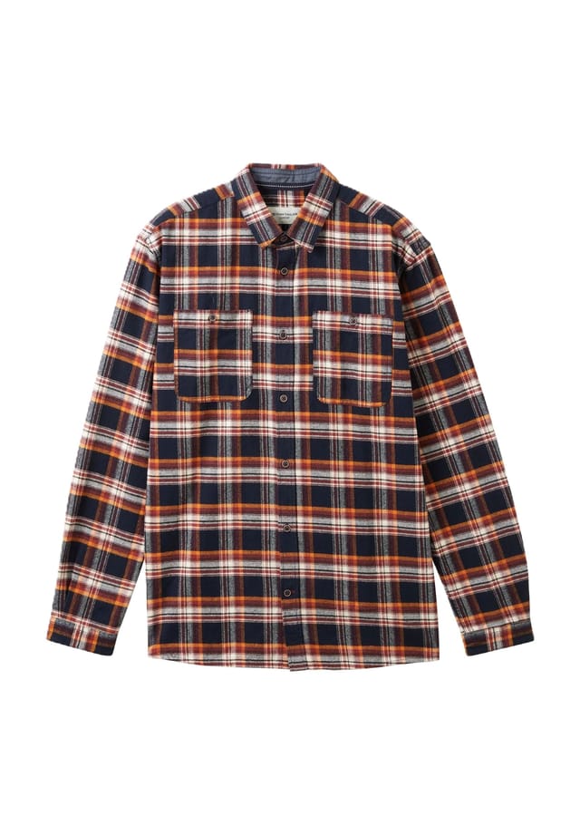 Рубашка в клетку удобный крой воротник Кент Tom Tailor, синий
Рубашка в клетку удобный крой воротник Кент Tom Tailor, синий