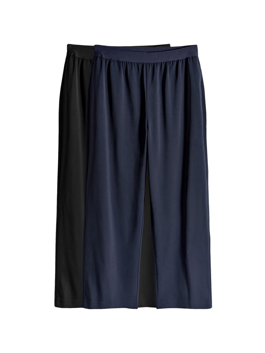 Брюки свободного кроя The Set, темно-синий/черный
Брюки свободного кроя The Set, темно-синий/черный