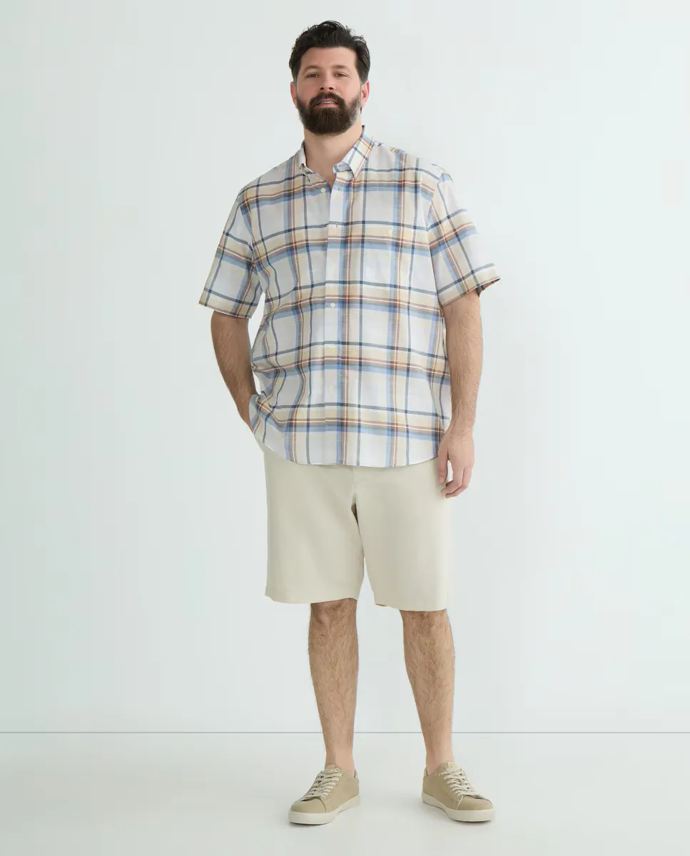 Мужские шорты-бермуды, большие размеры, стандартный крой Dustin, бежевый
Мужские шорты-бермуды, большие размеры, стандартный крой Dustin, бежевый