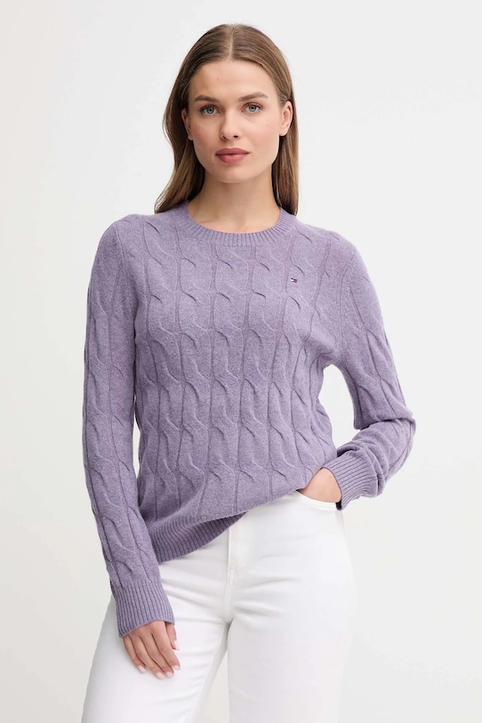 Шерстяной свитер Tommy Hilfiger, фиолетовый
Шерстяной свитер Tommy Hilfiger, фиолетовый