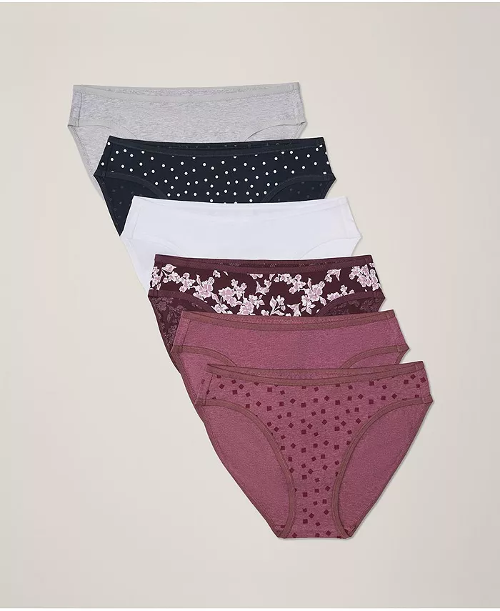 Женские повседневные бикини классического кроя из органического хлопка, упаковка 6 шт Pact, синий
Женские повседневные бикини классического кроя из органического хлопка, упаковка 6 шт Pact, синий