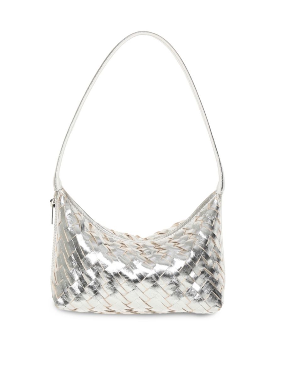 Сумка через плечо из кожи Hazel Basketweave Walter Baker, серебряный
Сумка через плечо из кожи Hazel Basketweave Walter Baker, серебряный