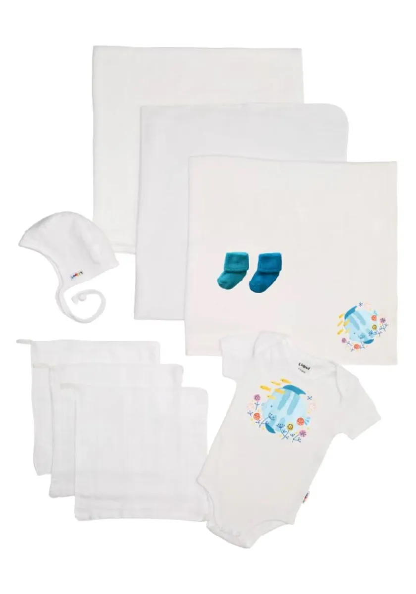 Пакет начального снаряжения Liliput "Рыба" с милым подводным принтом, белый
Пакет начального снаряжения Liliput "Рыба" с милым подводным принтом, белый