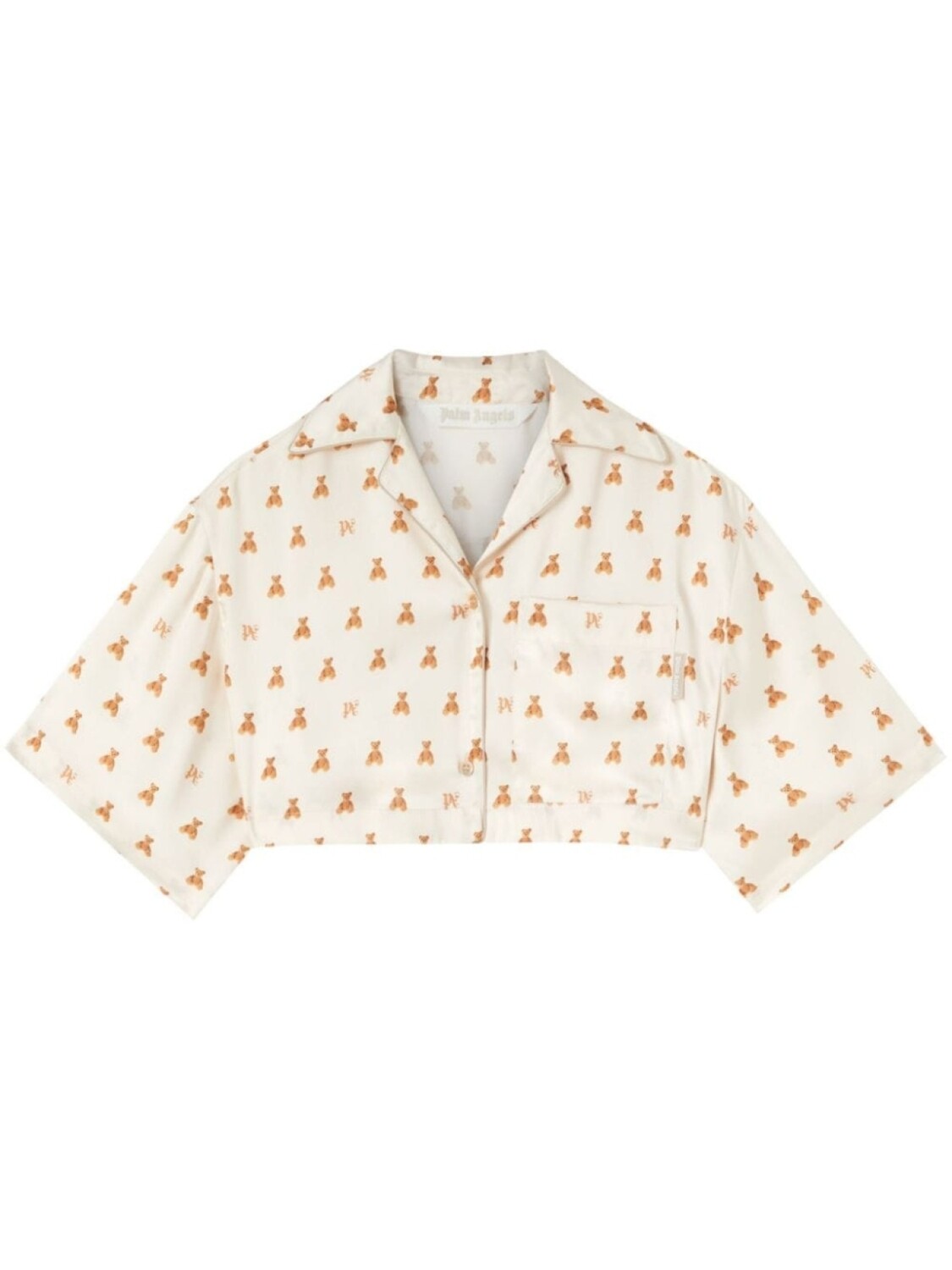 Palm Angels рубашка с монограммой Медведя, нейтральный цвет
Palm Angels рубашка с монограммой Медведя, нейтральный цвет