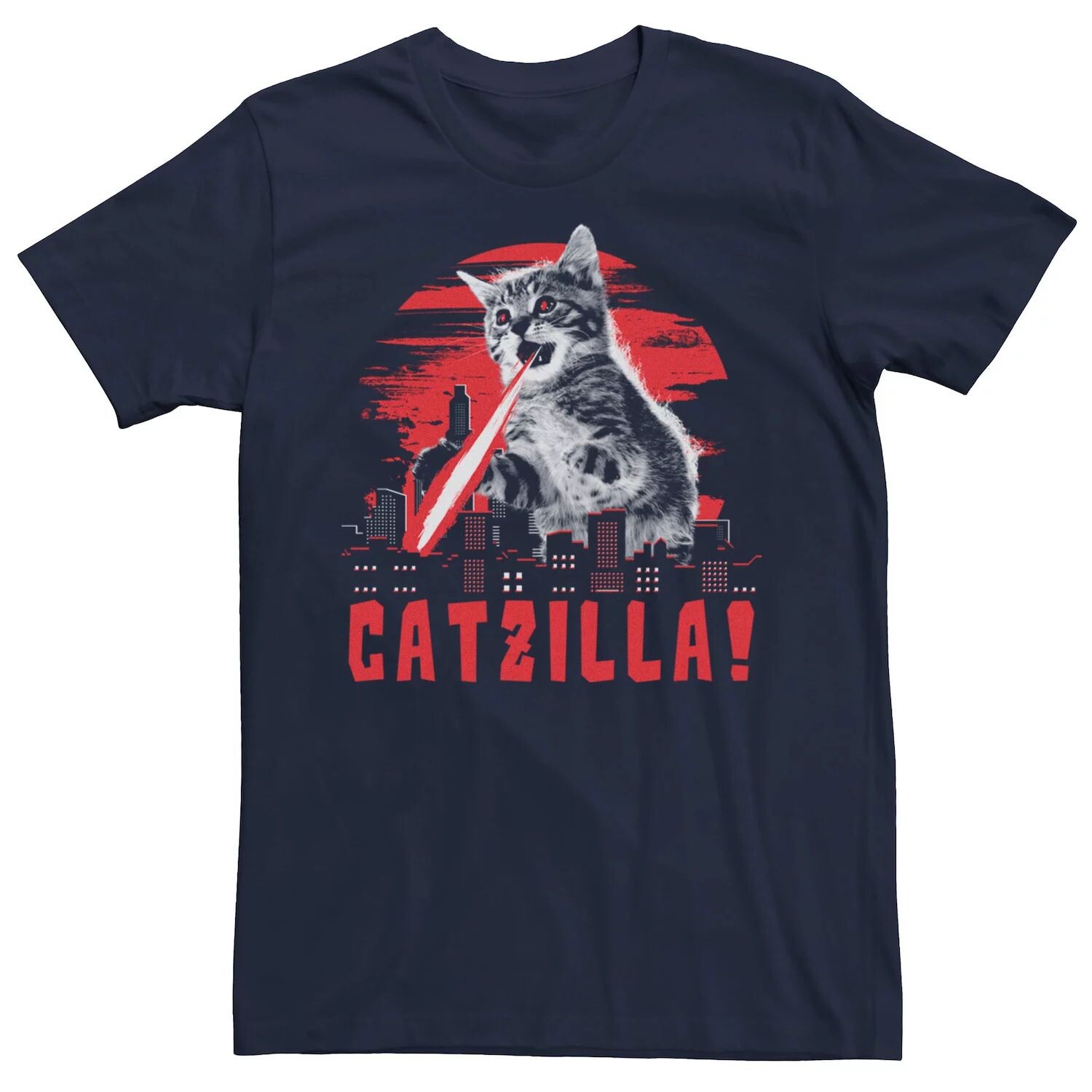 Мужская футболка с рисунком Catzilla Licensed Character, синий
Мужская футболка с рисунком Catzilla Licensed Character, синий