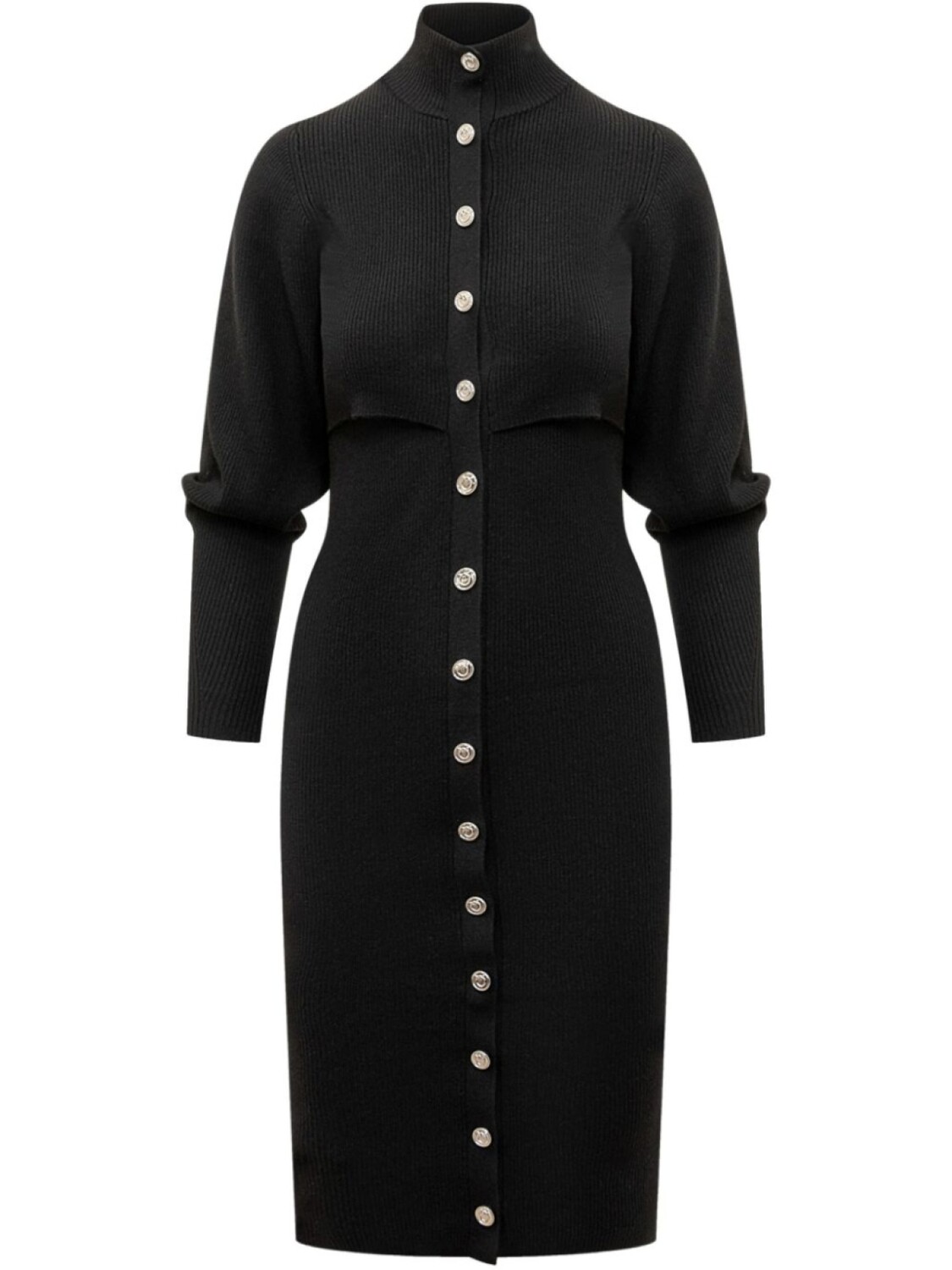 Трикотажное платье PINKO на пуговицах, черный
Трикотажное платье PINKO на пуговицах, черный