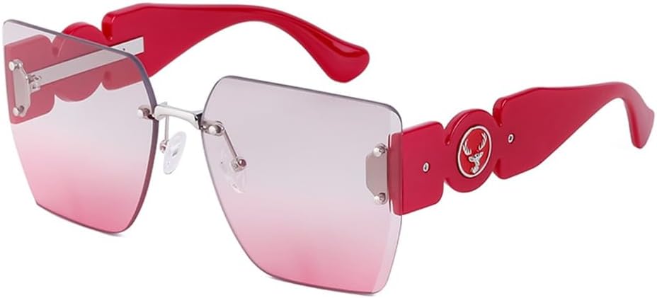 Большие безрамочные солнцезащитные очки для женщин и мужчин, солнцезащитные очки без оправы для женщин, очки в крупной оправе, защита от УФ-излучения UV400 VFDHN, C7 Red
Большие безрамочные солнцезащитные очки для женщин и мужчин, солнцезащитные очки без оправы для женщин, очки в крупной оправе, защита от УФ-излучения UV400 VFDHN, C7 Red