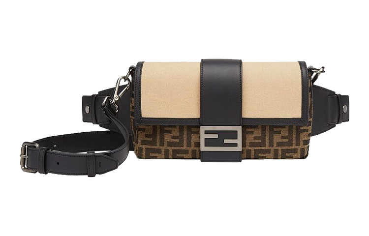 Сумка-багет из телячьей кожи, поясная сумка, слинг, сумка через плечо, кроссбоди мужская коричневая/бежевая FENDI
Сумка-багет из телячьей кожи, поясная сумка, слинг, сумка через плечо, кроссбоди мужская коричневая/бежевая FENDI