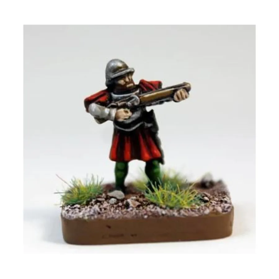 Итальянская бронированная аркебуза начала 16 века., Altuos Historical Miniatures - Early 16th Century (15mm)
Итальянская бронированная аркебуза начала 16 века., Altuos Historical Miniatures - Early 16th Century (15mm)