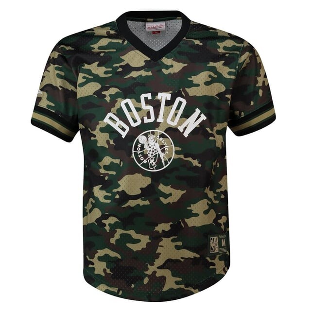 Мужская футболка с камуфляжным принтом Mitchell & Ness NBA Boston Celtics Mitchell And Ness, зеленый
Мужская футболка с камуфляжным принтом Mitchell & Ness NBA Boston Celtics Mitchell And Ness, зеленый