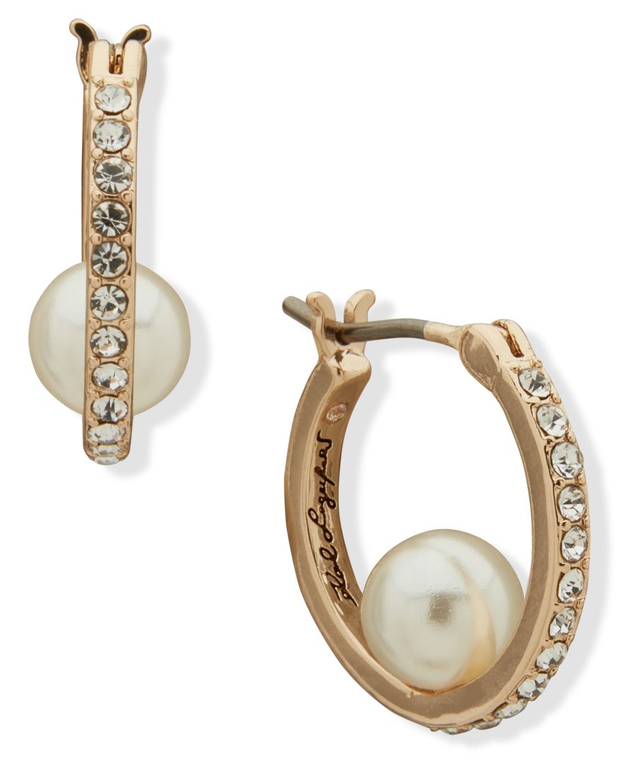 Серьги-кольца с имитацией жемчуга KARL LAGERFELD PARIS, Gold Tone
Серьги-кольца с имитацией жемчуга KARL LAGERFELD PARIS, Gold Tone