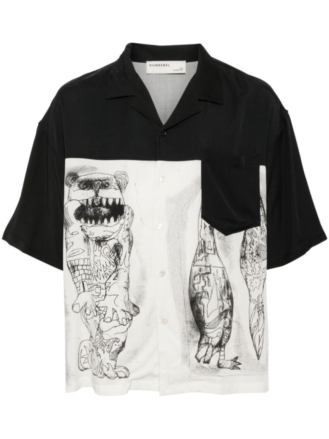 DOMREBEL рубашка с графичным принтом, синий
DOMREBEL рубашка с графичным принтом, синий