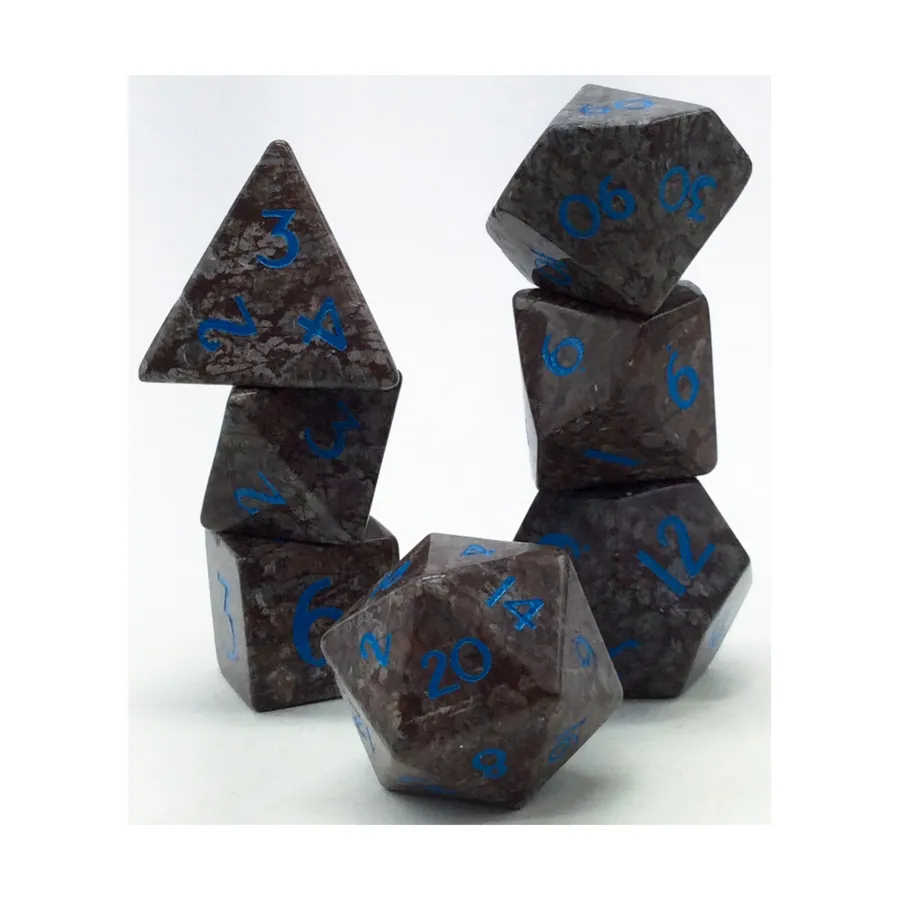 Набор Poly — океанический мрамор с белым (7), Semi Precious Stone Dice (Level Up Dice)
Набор Poly — океанический мрамор с белым (7), Semi Precious Stone Dice (Level Up Dice)