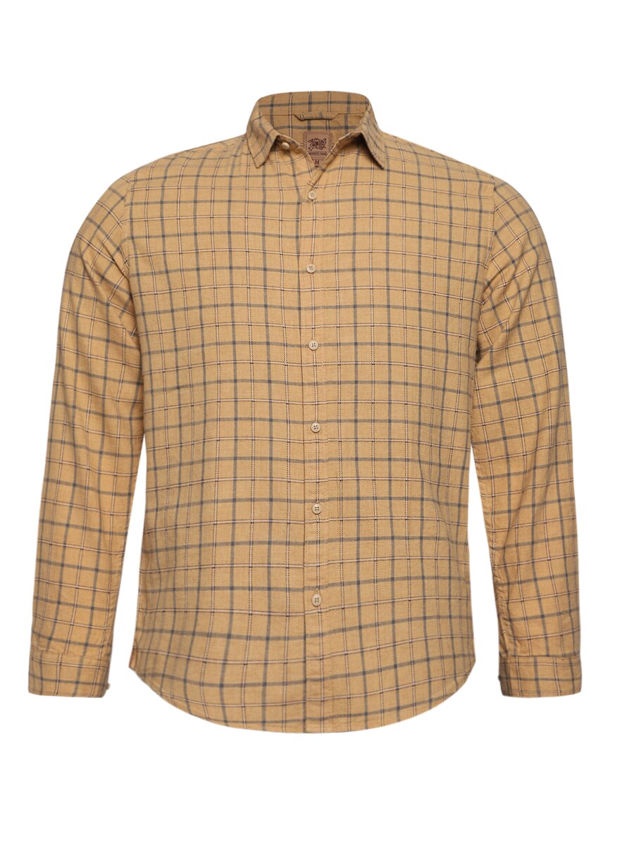 Рубашка на пуговицах классического кроя Campus Sutra Rowan, бежевый
Рубашка на пуговицах классического кроя Campus Sutra Rowan, бежевый