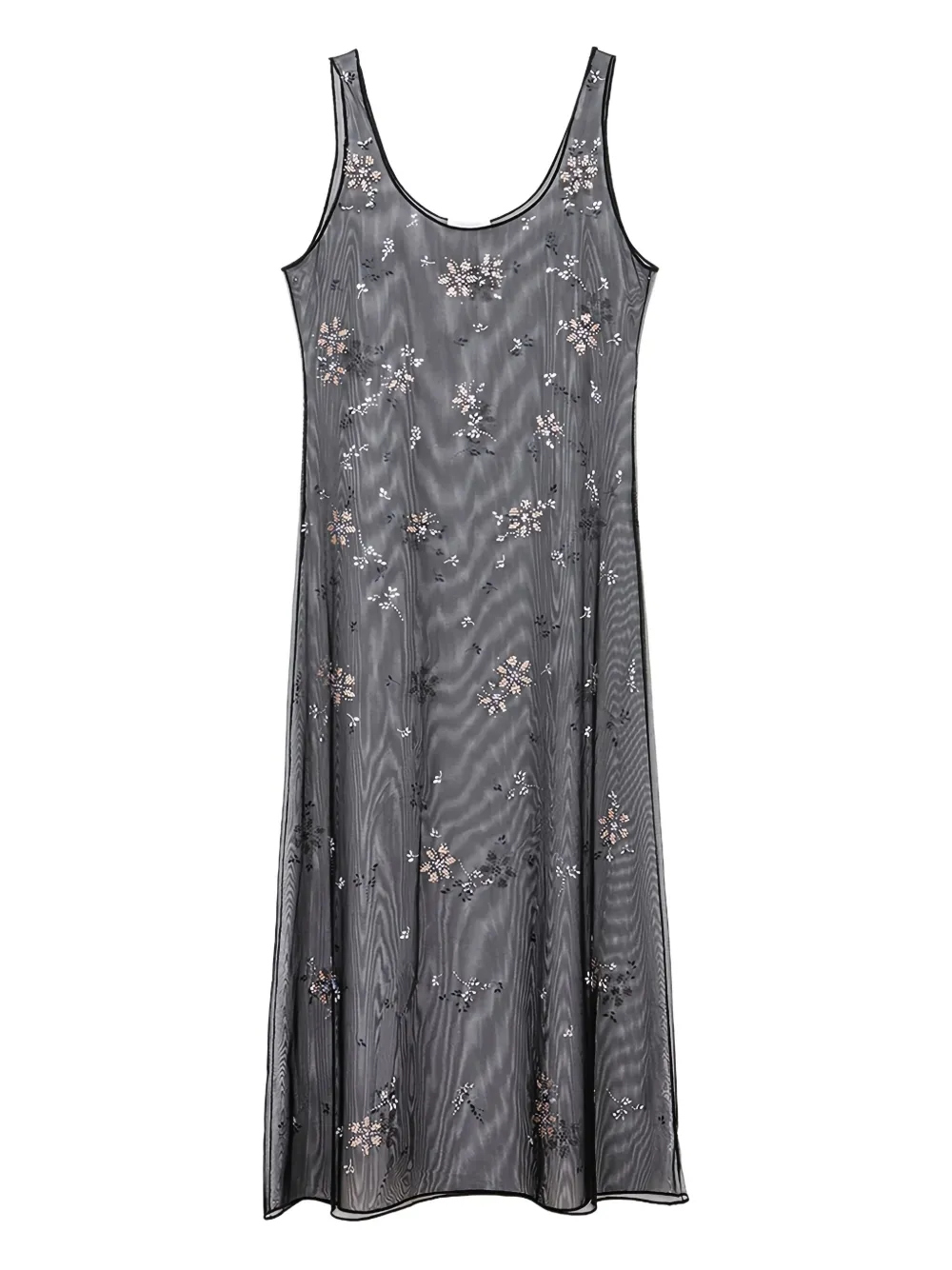 Платье с цветочными пайетками Rabanne, черный
Платье с цветочными пайетками Rabanne, черный