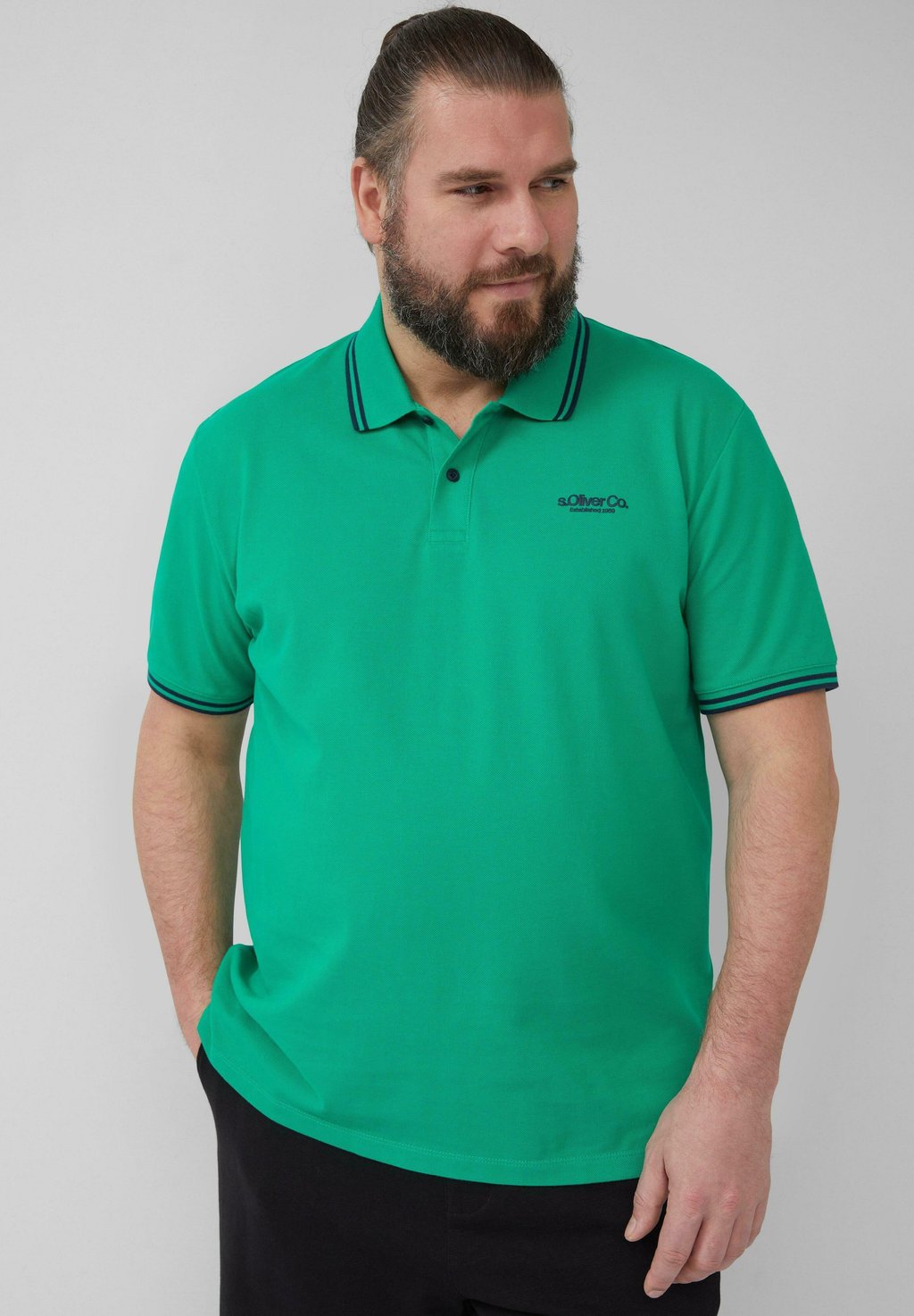 Рубашка поло s.Oliver, зеленый 
Рубашка поло s.Oliver, зеленый