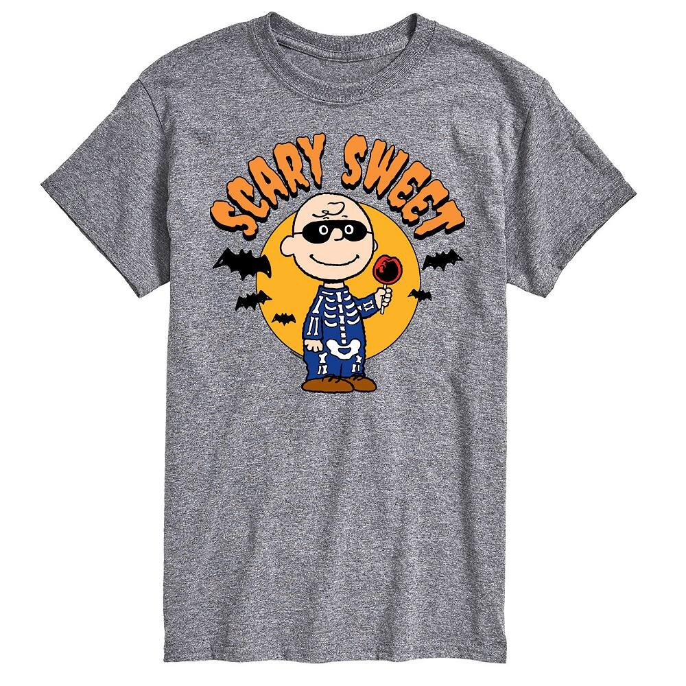 Мужская футболка Peanuts Charlie Brown Scary Sweet с рисунком Licensed Character, серый
Мужская футболка Peanuts Charlie Brown Scary Sweet с рисунком Licensed Character, серый