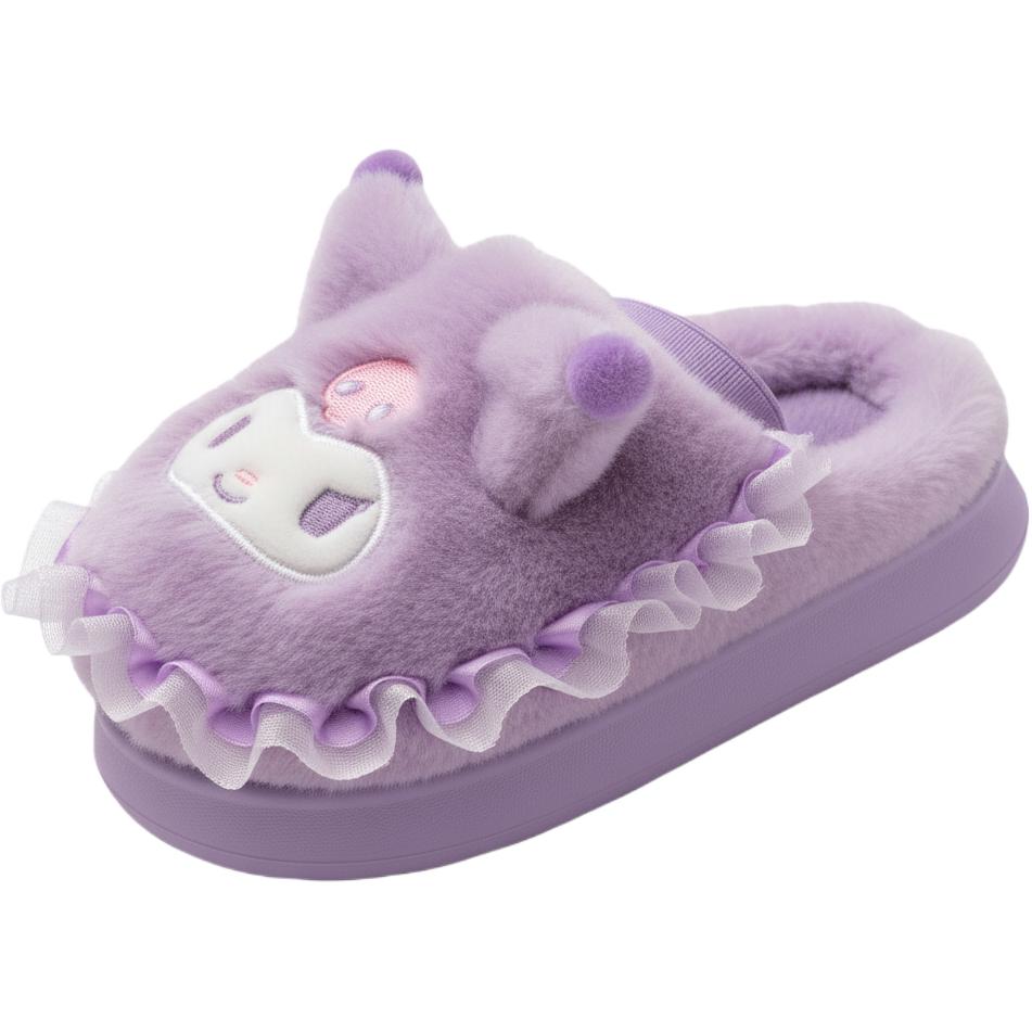 Детские домашние тапочки Kids Sanrio, фиолетовый-Kuromi
Детские домашние тапочки Kids Sanrio, фиолетовый-Kuromi