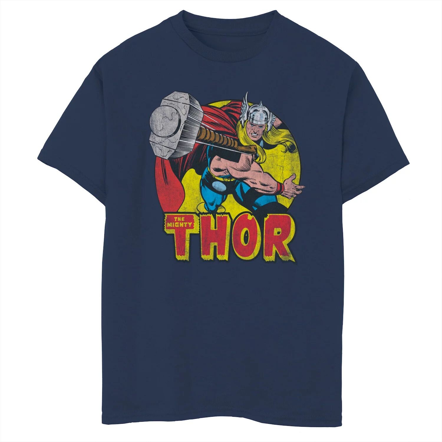 Винтажная футболка с рисунком Marvel Mighty Thor Hammer для мальчиков 8–20 лет Licensed Character
Винтажная футболка с рисунком Marvel Mighty Thor Hammer для мальчиков 8–20 лет Licensed Character