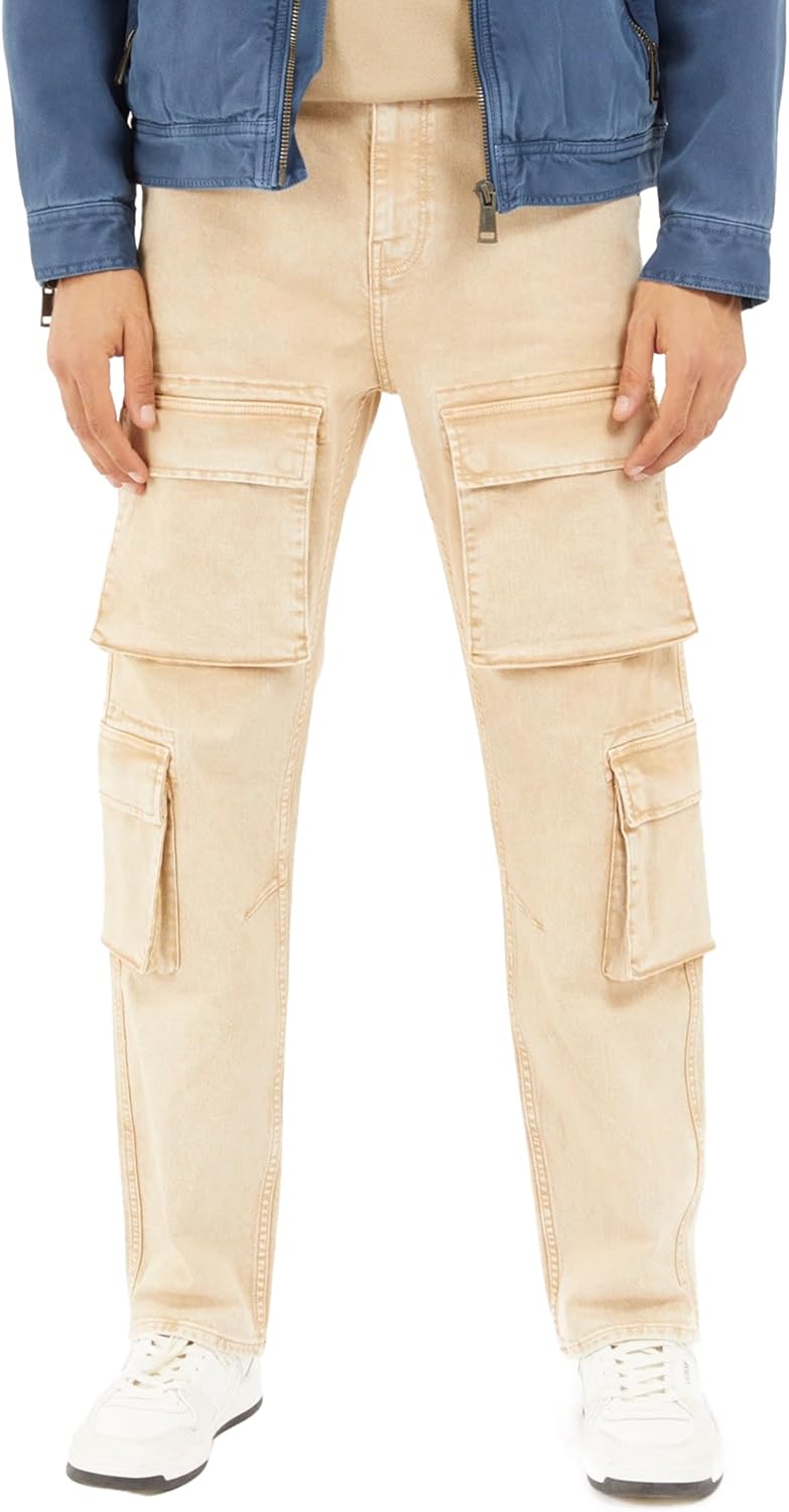 GUESS Мужские штаны Eco Bruce, Beige Blanco
GUESS Мужские штаны Eco Bruce, Beige Blanco
