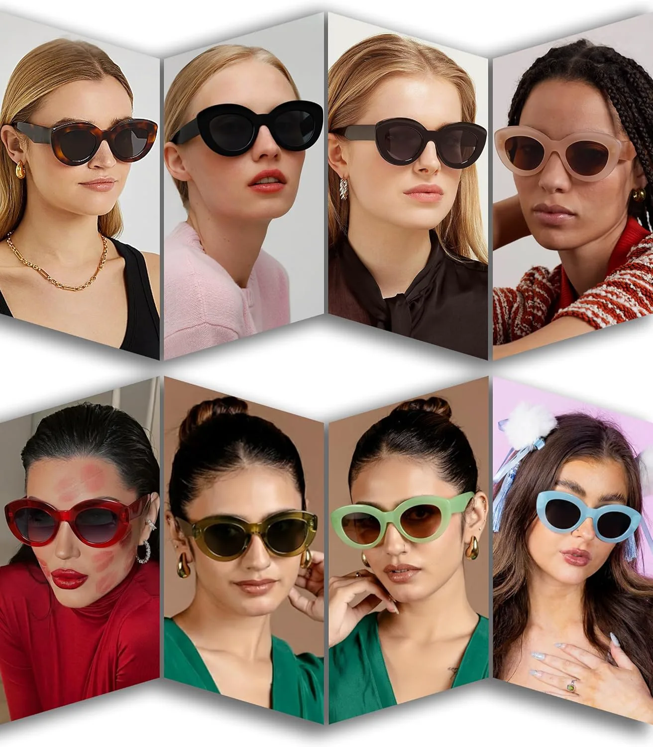 Солнцезащитные очки AIEYEZO Oversized Cat Eye для женщин, милые овальные очки в толстой оправе в стиле «кошачий глаз», стильные ретро-очки, 2 Set (Green + Purple)
Солнцезащитные очки AIEYEZO Oversized Cat Eye для женщин, милые овальные очки в толстой оправе в стиле «кошачий глаз», стильные ретро-очки, 2 Set (Green + Purple)