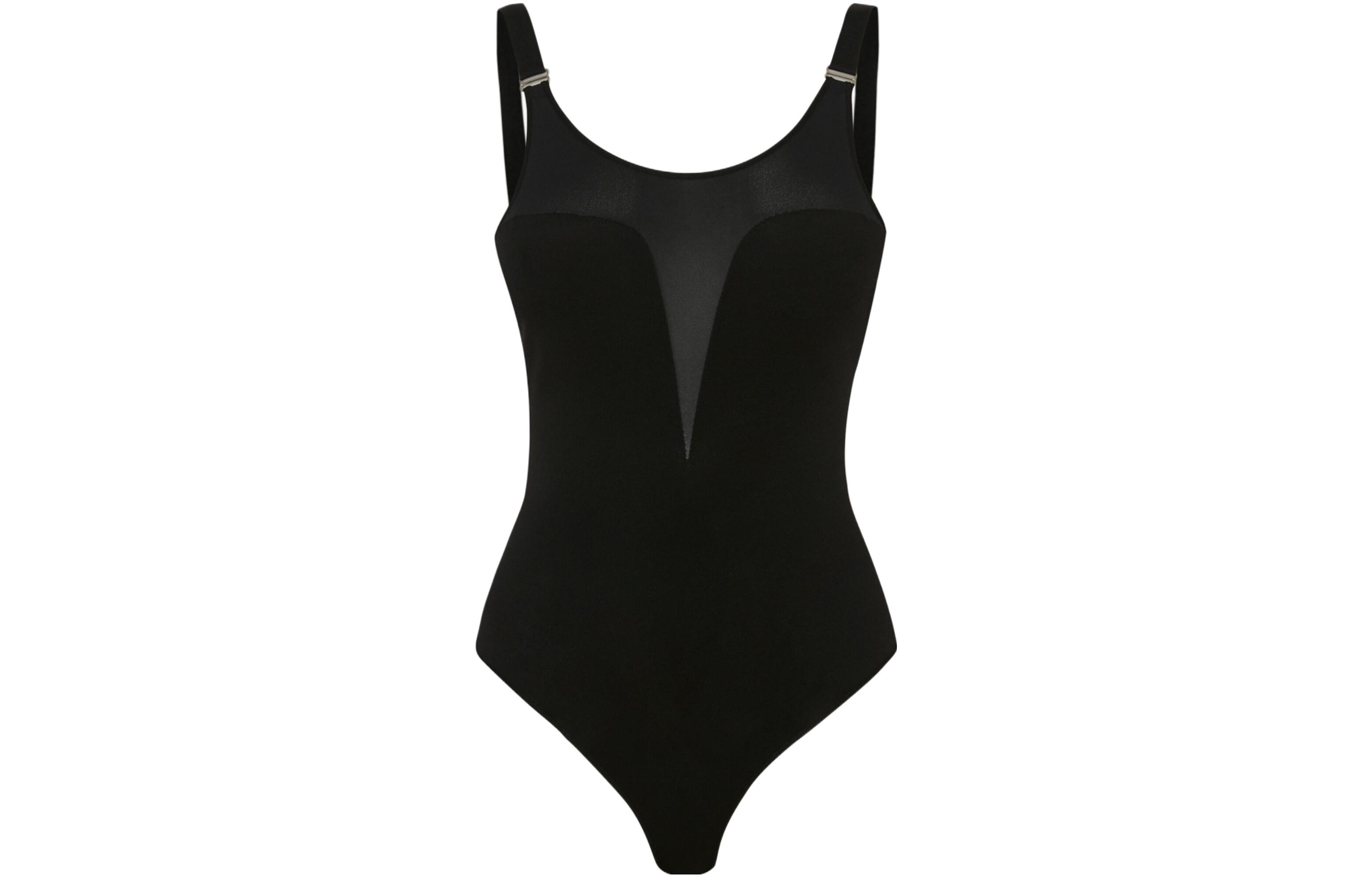 Боди с сетчатыми вставками Alexander McQueen, черный
Боди с сетчатыми вставками Alexander McQueen, черный