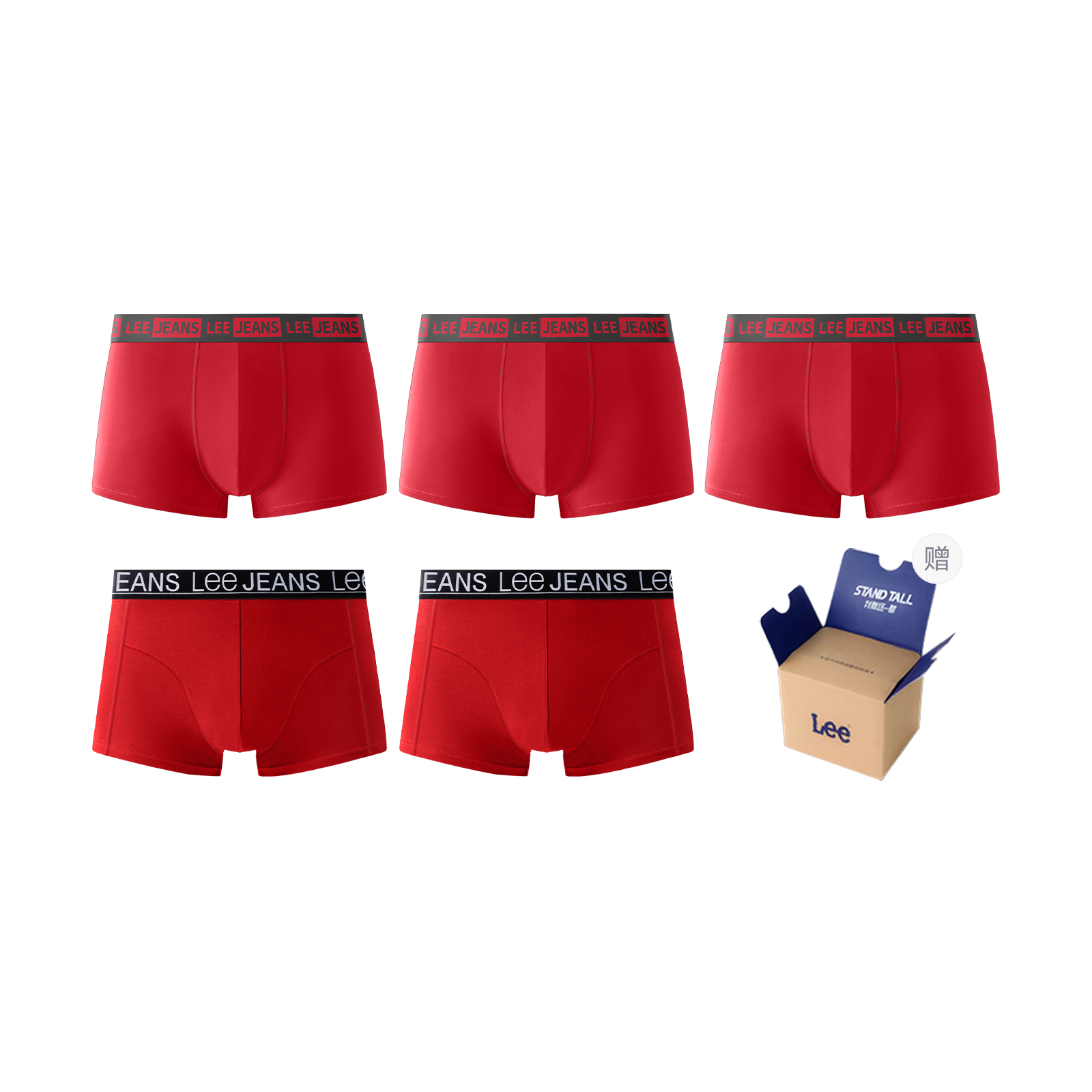Edge Color 3.0 трусы подарочная коробка мужские 5 шт Lee, красный
Edge Color 3.0 трусы подарочная коробка мужские 5 шт Lee, красный