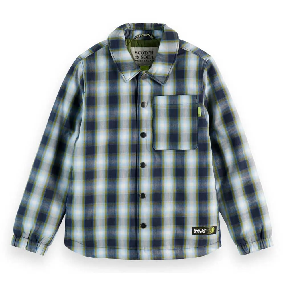 Рубашка-куртка в клетку с подкладкой Scotch & Soda, зеленый
Рубашка-куртка в клетку с подкладкой Scotch & Soda, зеленый