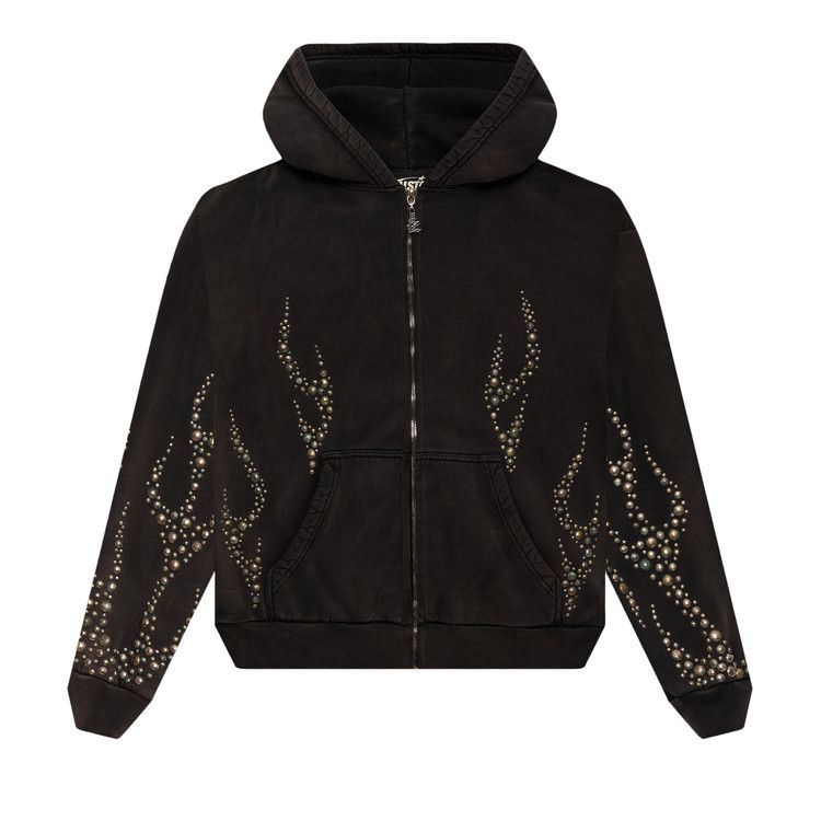 Худи Hellstar Studded Flame Zip-Up Hoodie, Black
Худи Hellstar Studded Flame Zip-Up Hoodie, Black
