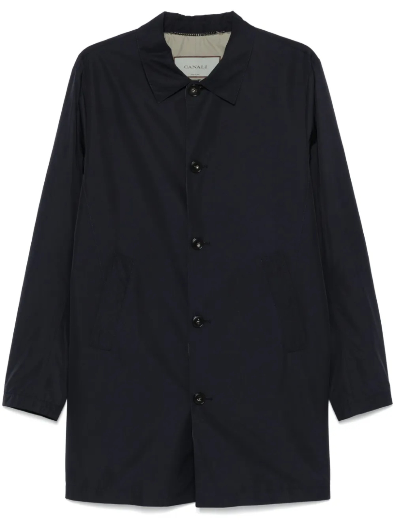 Однобортное пальто Canali, синий
Однобортное пальто Canali, синий