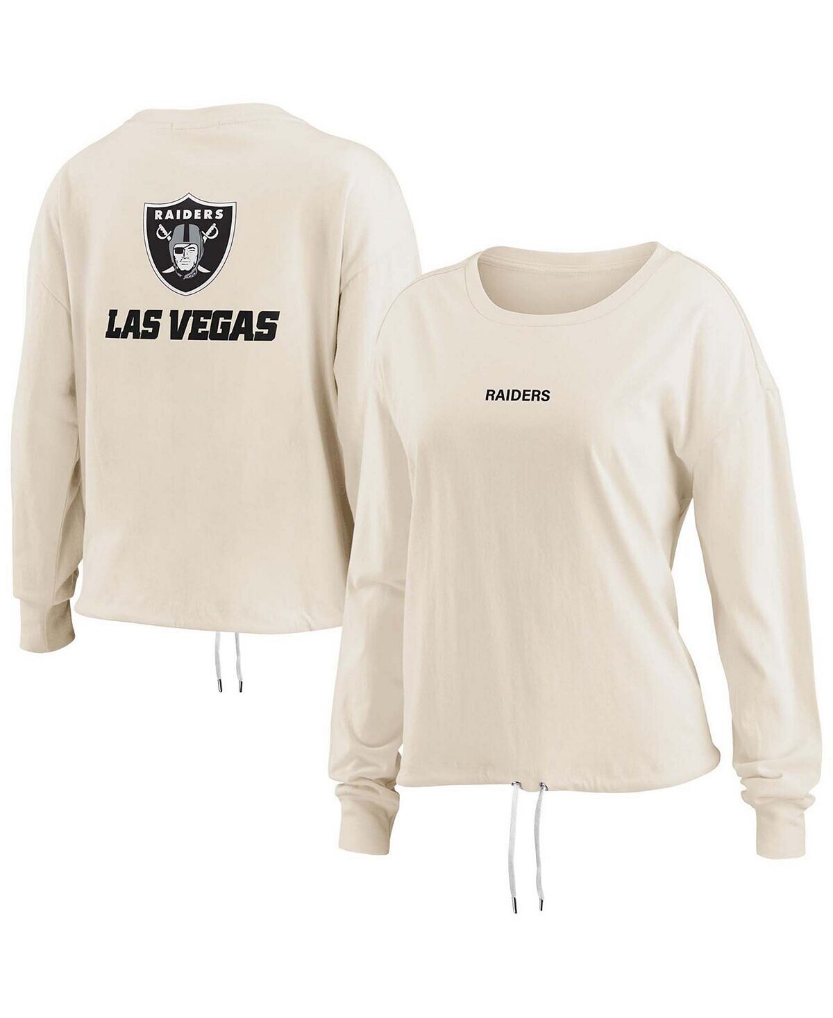 Женская овсяная укороченная рубашка с длинными рукавами Las Vegas Raiders WEAR by Erin Andrews
Женская овсяная укороченная рубашка с длинными рукавами Las Vegas Raiders WEAR by Erin Andrews