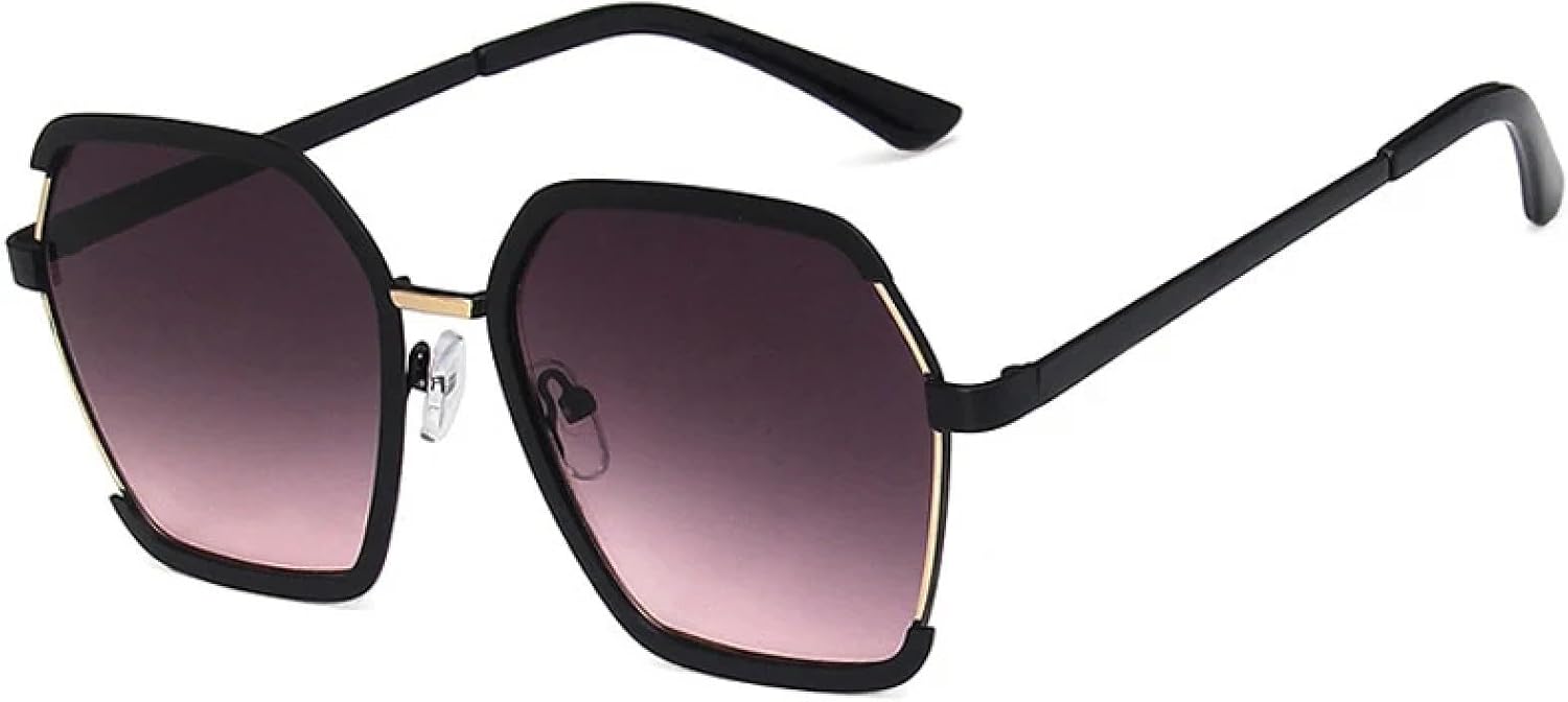 Большие женские солнцезащитные очки для активного отдыха, мужские металлические солнцезащитные очки в полуободковой оправе, женские солнцезащитные очки для путешествий, очки с защитой от УФ-излучения UV400 TKKTLLT, Black Gray
Большие женские солнцезащитные очки для активного отдыха, мужские металлические солнцезащитные очки в полуободковой оправе, женские солнцезащитные очки для путешествий, очки с защитой от УФ-излучения UV400 TKKTLLT, Black Gray